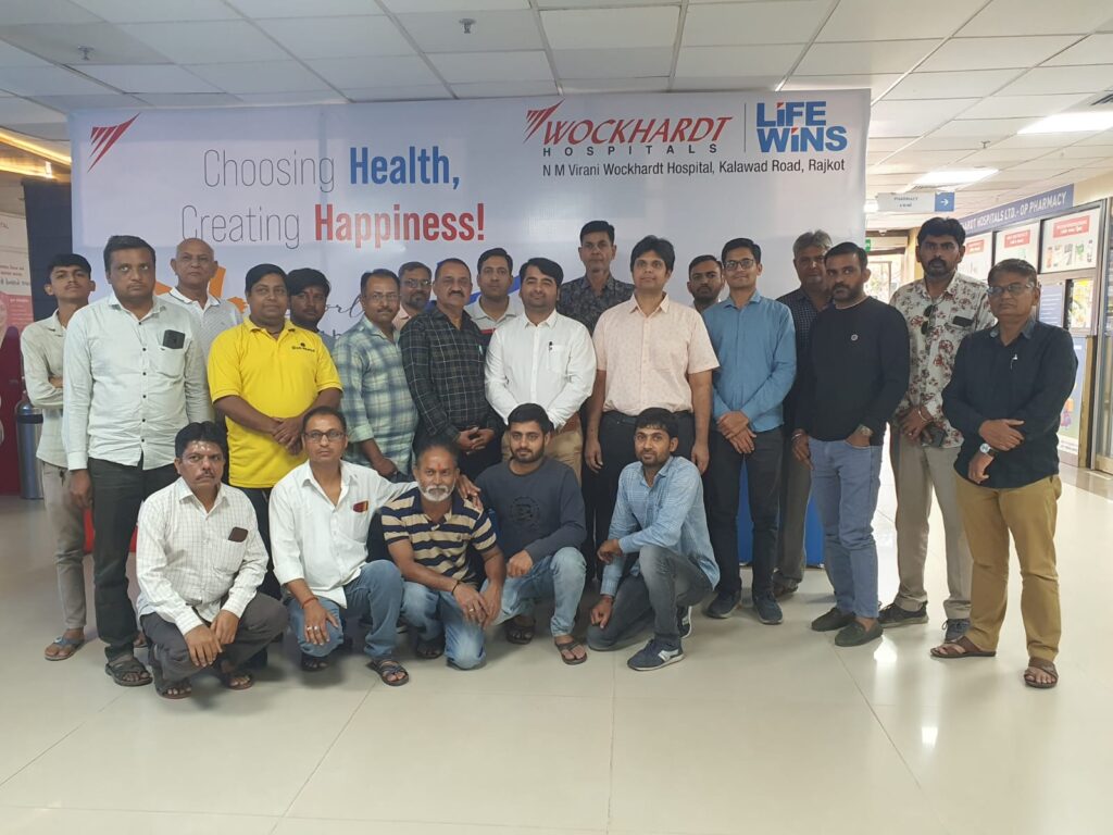 વોકહાર્ટ હોસ્પિટલ્સ, રાજકોટ દ્વારા મીડિયા મિત્રો માટે ફ્રી હેલ્થ ચેકઅપ કેમ્પનું આયોજન કરાયું