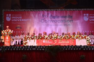 ઇન્ડસ યુનિવર્સિટીનો 10મો દીક્ષાંત સમારોહ યોજાયો